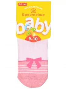 Детские махровые носки Брестские (БЧК), 14С3060, рис. 052, СВЕТЛО-РОЗОВЫЕ