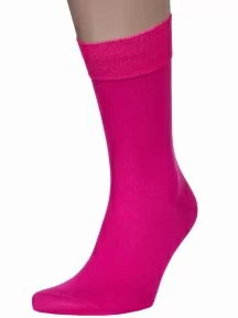 Мужские носки из мерсеризованного хлопка Sergio Di Calze (PINGONS), 17SC6, ФУКСИЯ