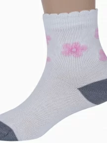 Детские носки RuSocks (Орудьевский трикотаж), Д3-13794, рис. 03, КРЕМОВО-СЕРЫЕ