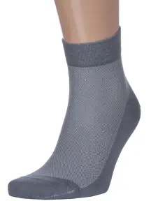 Мужские носки в сеточку RuSocks (Орудьевский трикотаж) СЕРЫЕ (М3-23810)