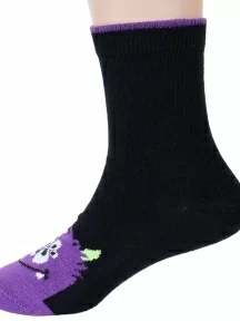 Детские носки "Красная ветка", С-1790, ЧЕРНО-ФИОЛЕТОВЫЕ