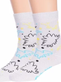 Комплект из 2 пар детских носков Conte kids, 2-5С-11СП, рис. 622, СВЕТЛО-СЕРЫЕ
