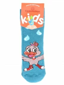 Детские махровые носки Брестские (БЧК), 14С3060, рис. 255, МОРСКАЯ ВОЛНА