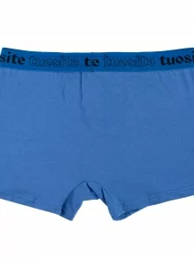 Мужские трусы-боксеры Tuosite, TS4401-5, СИНИЕ