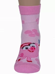 Детские носки "Смешарики" Брестские (БЧК), 19С3093, рис. 247, БЛЕДНО-РОЗОВЫЕ