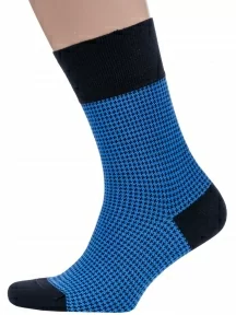 Мужские бамбуковые носки Sergio Di Calze (PINGONS), 17SC5, СИНИЕ