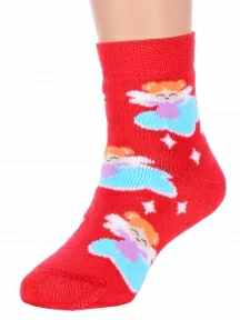 Детские махровые носки Брестские (БЧК), 14С3060, рис. 168, ВИШНЕВЫЕ