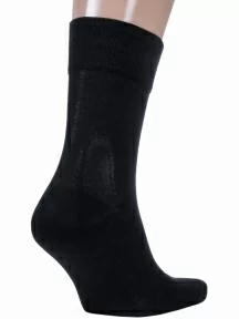 Мужские бамбуковые носки Grinston socks (PINGONS), 15D1, ЧЕРНЫЕ