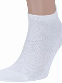 Комплект из 3 пар мужских носков Grinston socks (PINGONS) из микромодала, 3-15D10, БЕЛЫЕ