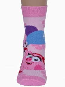 Детские носки "Смешарики" Брестские (БЧК), 19С3093, рис. 247, БЛЕДНО-РОЗОВЫЕ
