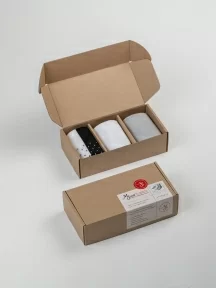 Набор из 3 пар мужских носков MSCLUB №М47, ВИ3-НМ47, микс 3 "Пингвин"