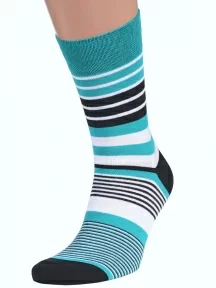 Мужские носки MSCLUB №М02, nm-47, БИРЮЗОВЫЕ