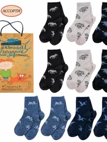 Набор для мальчиков из 10 пар носков LORENZline, Л107-10, микс