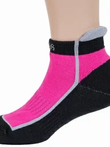 Комплект из 3 пар детских носков с махровым следом ХОХ, 3-SPD-12, ЧЕРНО-МАЛИНОВЫЕ