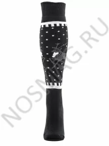 Женские махровые гольфы ХОХ, Z-1384, ЧЕРНЫЕ