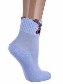 Детские спортивные носки с махровым следом PARA socks, N2D02, ГОЛУБЫЕ