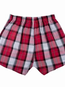 Мужские трусы-шорты из 100% хлопка Sergio Dallini, SG3310-11, КРАСНЫЕ