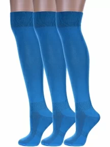 Комплект из 3 пар спортивных гольфин Альтаир, 3-Д95, СИНИЕ