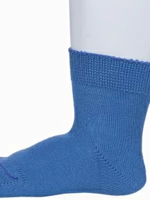 Детские носки из 100% хлопка "НАШЕ" Смоленской чулочной фабрики, С115, рис. 1, ТЕМНО-ДЖИНСОВЫЕ №46-3