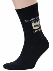 Мужские носки "Красная ветка", С-305, ЧЕРНЫЕ
