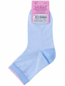 Детские носки LORENZline, Л105, ГОЛУБЫЕ в полоску