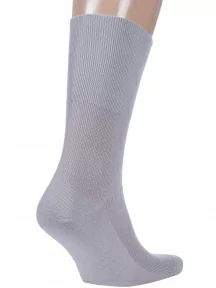 Мужские медицинские носки из 100% хлопка Dr. Feet (PINGONS), 15DF2, СВЕТЛО-СЕРЫЕ