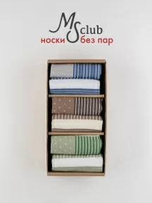 Набор из 3 пар мужских носков MSCLUB №М52, ВИ3-НМ52, микc 2