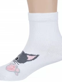 Детские носки "Красная ветка", С-2106, БЕЛЫЕ