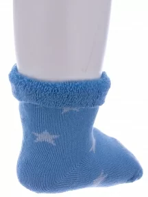 Детские махровые носки RuSocks (Орудьевский трикотаж), Д-33303, ГОЛУБЫЕ