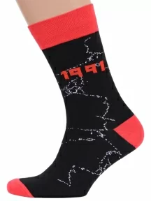 Набор из 10 пар мужских носков MSCLUB №М44, ВИ10-НМ44, микс "Рок-фесты"