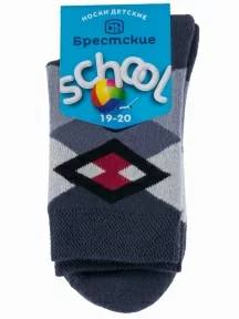 Детские махровые носки Брестские (БЧК), 14С3060, рис. 548, ТЕМНО-СЕРЫЕ