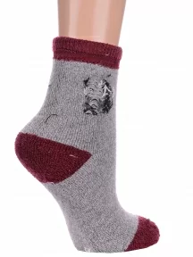 Детские теплые махровые носки Hobby Line, Ндам7629-10, СЕРЫЕ