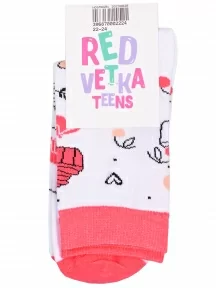 Детские носки "Красная ветка", С-2132, БЕЛЫЕ