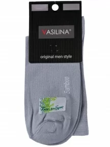 Мужские бамбуковые носки VASILINA, 3С4110, СВЕТЛО-СЕРЫЕ