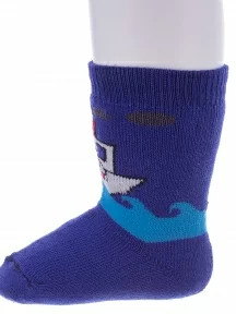 Детские махровые носки Альтаир, С108, СИНИЕ