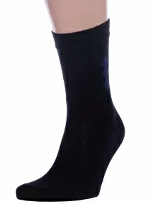 Мужские носки Альтаир, С45, ЧЕРНЫЕ с темно-синим