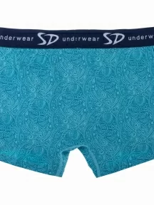 Мужские трусы-боксеры SD (by Salvador Dali), SD2055-2, ЛАЗУРНЫЕ