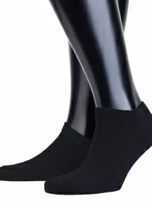 Мужские ультракороткие носки "Красная ветка", С-127, ЧЕРНЫЕ