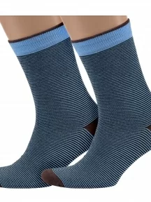 Комплект из 2 пар носков ХОХ FANTASY, 2-XF, XF-54 ДЖИНСОВЫЕ