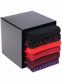 Набор мужских носков из мерсеризованного хлопка, 6 пар (ТМ Sergio di Calze), PG-80MSC-6, микс 5