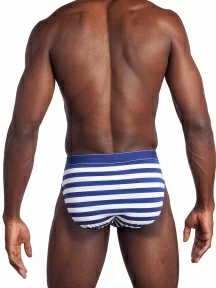 Мужские трусы-слипы Sergio Dallini, SG2935-1, СИНЕ-БЕЛЫЕ