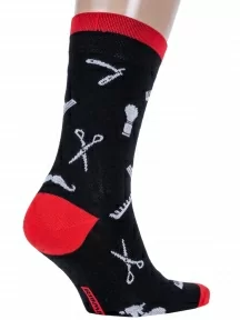 Комплект из 2 пар мужских носков DiWaRi, 2-17С-151СП, рис. 132, ЧЕРНЫЕ