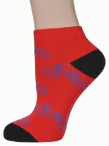 Комплект из 3 пар женских носков ХОХ, 3-G-3Rk, G-3R4 КРАСНЫЕ