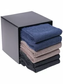 Набор мужских носков из мерсеризованного хлопка, 6 пар (ТМ Sergio di Calze), PG-17SC4-6, микс 2