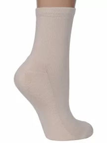 Женские бамбуковые носки с махровым следом ХОХ, Z-1423, БЕЖЕВЫЕ