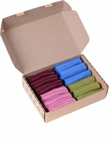 Набор женских носков из микромодала, 12 пар (ТМ Grinston socks), PG-15D34-12, микс 3