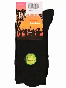 Детские бамбуковые носки LORENZline, П22, ЧЕРНЫЕ
