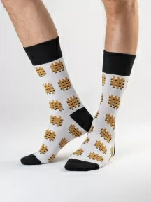 Набор из 5 пар мужских носков "Нева-Сокс", НС-5-НМ38, микс "Привет ромашки"