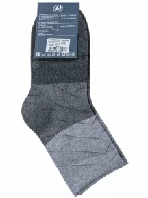 Детские носки RuSocks (Орудьевский трикотаж) СЕРЫЕ МЕЛАНЖ (Д3-13832М)