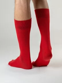 Набор из 3 пар мужских носков MSCLUB, 3-ПН-01, АЛЫЕ